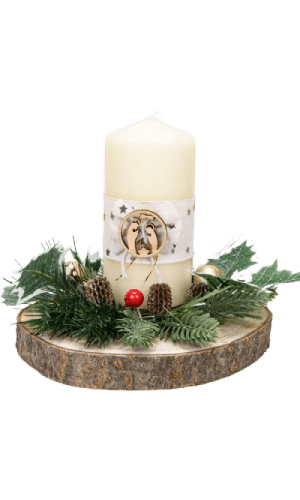 Stroik na Boże Narodzenie Ecru