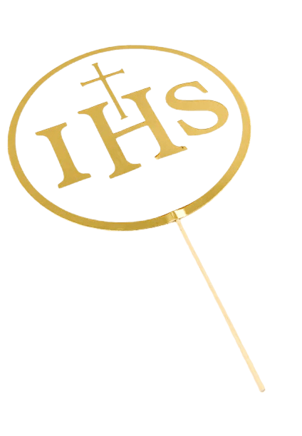 Topper na tort komunijny IHS