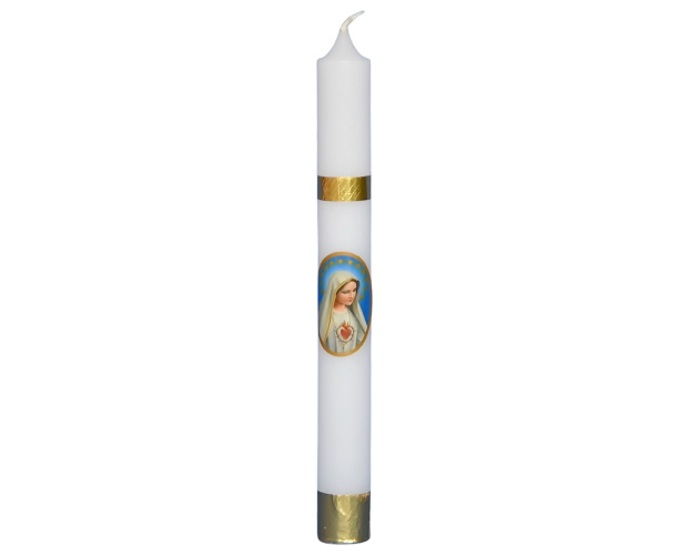 Świeca Fatimska 20 cm