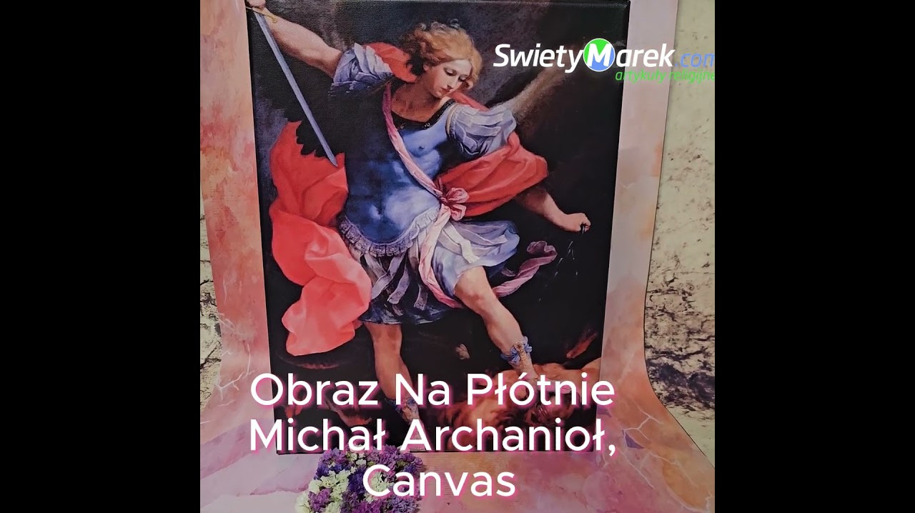 Obraz na płótnie Michał Archanioł - wysokiej jakości wydruk UV na canvas 40x30 cm