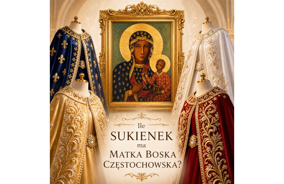 Ile sukienek ma Matka Boska Częstochowska?